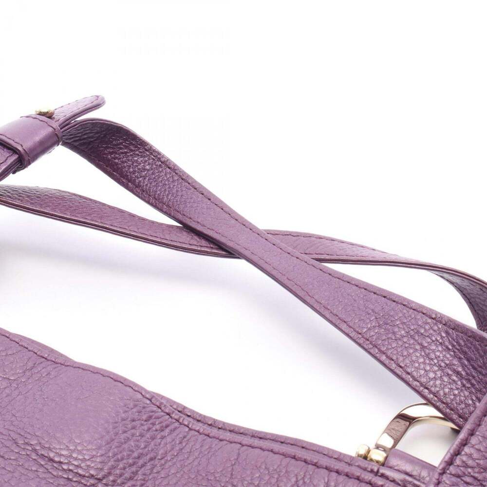 GUCCI Purple Leather Tote Bag - Picture 7 of 7